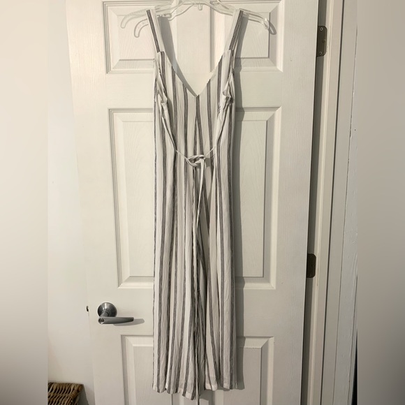 AE Striped Culotte Jumpsuit - Picture 2 of 2